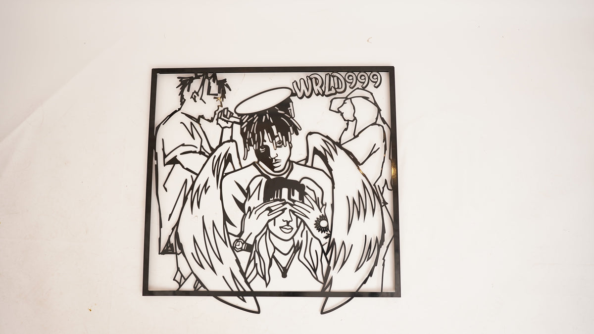 Juice Wrld 999 Metal Artwork