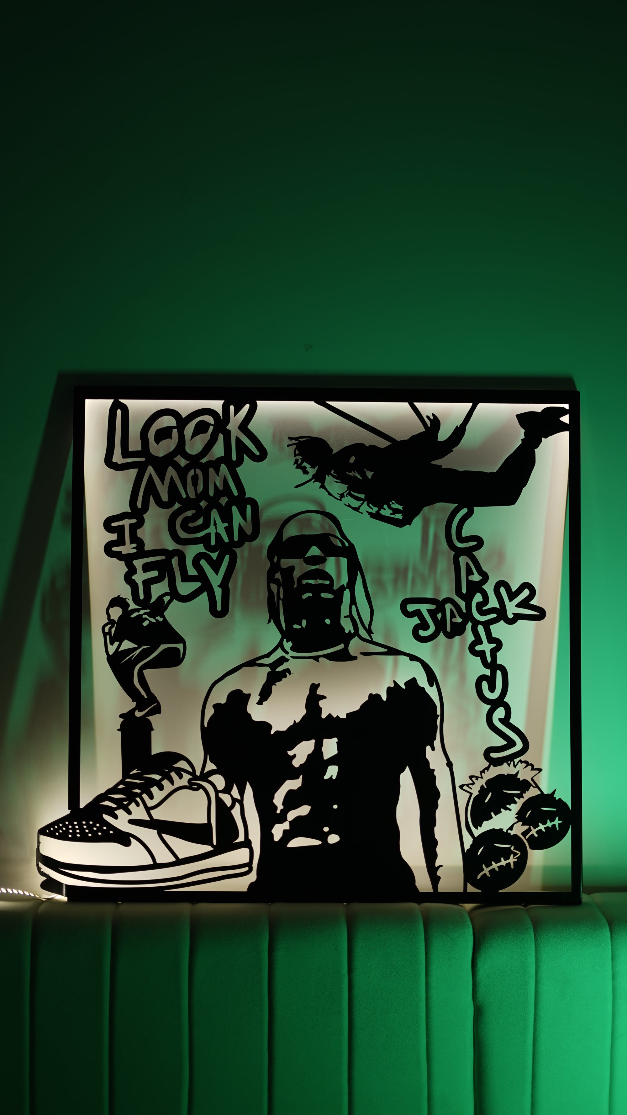 Travis Scott Metal Artwork