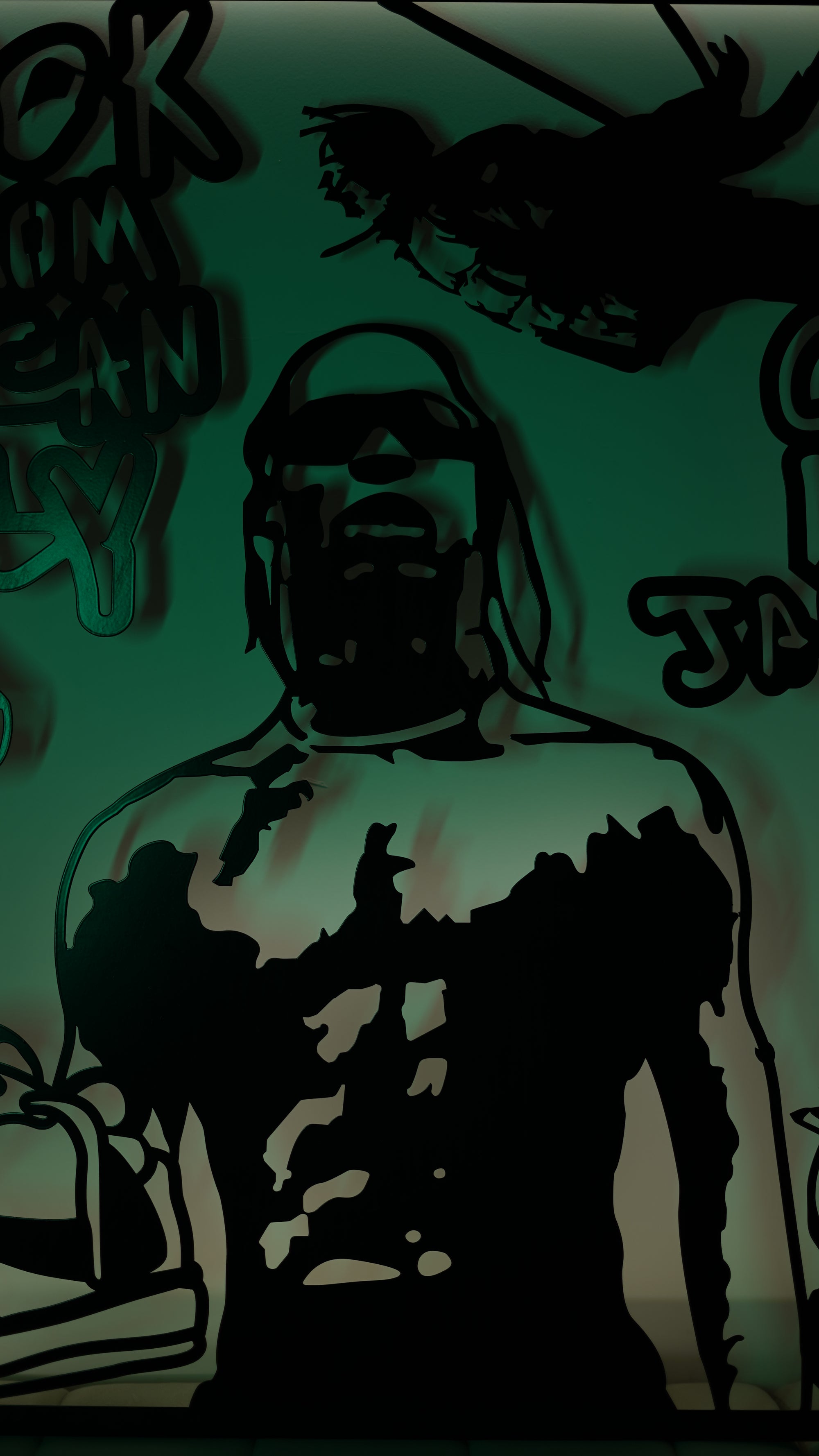 Travis Scott Metal Artwork